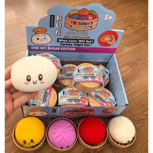 Juguete Blandito de Panecillo al Vapor con Luz Nocturna, Juguete Antiestrés de Dumpling con Purpurina de Rebote Lento para Aliviar el Estrés y la Descompresión - Product Image 2