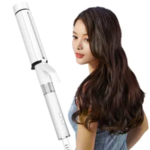 Professional High Quality Hair Curler Wave Ptc Heater Fast Heating White Curling Iron