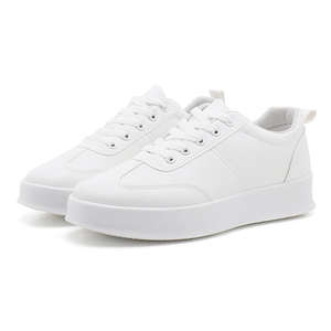 Zapatillas Casuales de Suela Gruesa para Hombre, Parte Superior de PU con Cordones, Antideslizantes, Venta al Por Mayor de Fábrica, Listas para Enviar - Product Image 4