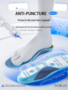 Solette <span class=keywords><strong>Anti</strong></span> foratura materiale giubbotto antiproiettile scarpe da lavoro esplorazione all'aperto <span class=keywords><strong>anti</strong></span> ferro chiodi inserti resistenti alla puntura - Product Image 2