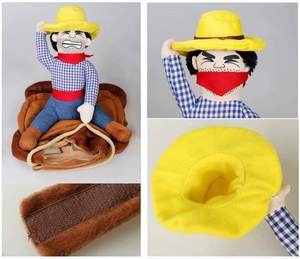 Disfraz Divertido de Vaquero Ecológico de Poliéster con Dibujos Animados para Perros y Gatos, Ropa para Perros para Fiestas de Primavera/Verano y Disfraces - Product Image 5