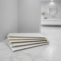 Panneau de plafond en PVC ignifuge B1, plaque de revêtement contemporaine pour surface intérieure