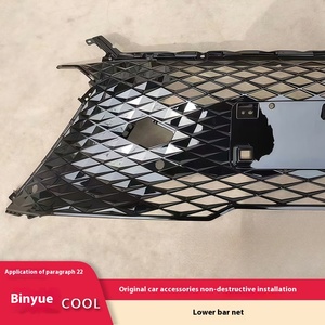 Binyue Cool barre avant décoration filet nouveau plastique inférieur <span class=keywords><strong>grille</strong></span> d'admission d'air moyen filet <span class=keywords><strong>radiateur</strong></span> <span class=keywords><strong>Grille</strong></span> 22 modèles applicables - Product Image 3