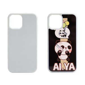 Fundas para Teléfonos Móviles con Diseño de Panda, <span class=keywords><strong>Carcasa</strong></span> Rígida de PC Electrochapada en 2D, Sublimación DIY, Transferencia de Calor, Aluminio, Antigolpes - Product Image 2