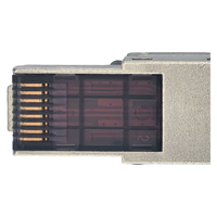 Connecteur RJ45 blindé CAT6A plaqué or, connecteur modulaire réseau sans outil CAT6A FTP/STP pour connexion de câble réseau