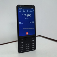 Ponsel Android pintar Keypad layar sentuh 4g, Kustom dengan Whatsapp Facebook youtube Tiktock Playstore versi AS