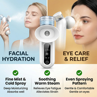 Pulvérisateur Nano 2-en-1 pour les yeux secs – Modes Chaud et Froid – Hydratant et Apaisant pour les Yeux