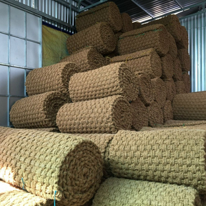 Fibre de coco de haute qualité COIR NET CORDE Fibre naturelle écologique Anti-bactéries Motif teint en brun naturel pour le remplissage - Product Image 1