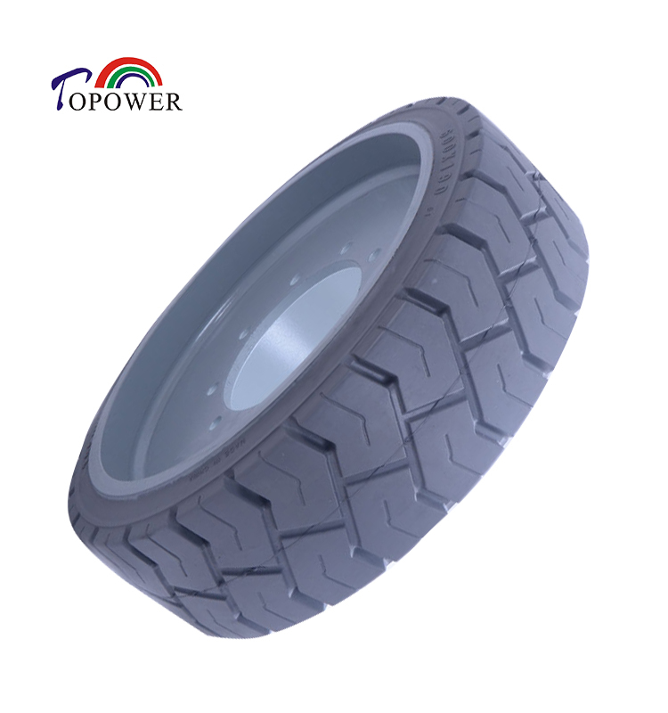 Heavy Duty Transport Solid Tire 600x190 for Industrial Tow Trailer and Container Dolly