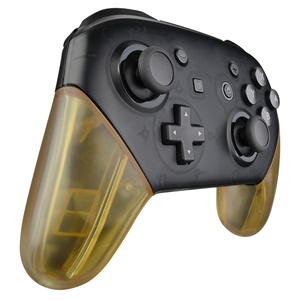 EXtremeRate - Carcasas de Repuesto en Color Ámbar para Controles de Nintendo Switch Pro, Cubierta Protectora para Agarre Manual, Personalizable - Product Image 3