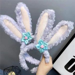 Bandas para el pelo de rocío de Estrella Brillante, diadema con Orejas de conejo iluminada, lazo para niñas con luces, tocados - Product Image 3