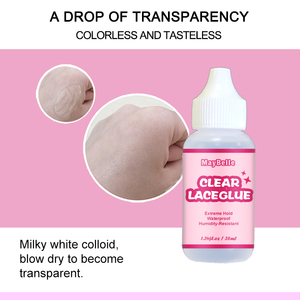 <span class=keywords><strong>Colle</strong></span> Invisible pour Perruque 38ml, Tenue 4 à 6 Semaines, Marque Privée, Transparente, Parfum Fruité, Meilleure <span class=keywords><strong>Colle</strong></span> pour <span class=keywords><strong>Lace</strong></span> Waterproof - Product Image 3