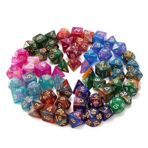 Set di 7 Dadi Galassia Stellata per Giochi di Ruolo RPG DND Draghi e Dungeon - Product Image 6