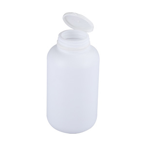 500ml tear-off cap white <b>light</b>-proof round <b>bottle</b> <b>for</b> health supplements, PE food-grade plastic packaging <b>bottle</b> - Product Image 4