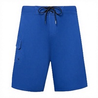 Short de bain triangle personnalisé pour homme, taille élastique, couleur unie, séchage rapide, 100 % polyester, tricoté, délavé, style sportif