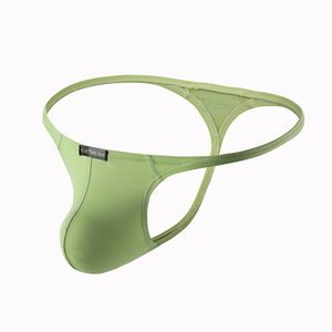 Bán buôn Mens sexy mở side <span class=keywords><strong>thong</strong></span> đồ lót jockstrap G-string thấp tăng băng lụa phồng Pouch gay đồ lót khiêu dâm biểu tượng tùy chỉnh - Product Image 5