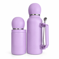Set Cangkir Teh Mate 1000ml 750ml 350ml 200ml, Botol Yerba Mate Stainless Steel dengan Sedotan dan Sendok, Set Tumbler Terisolasi, Logo Custom