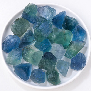 Kristal Alami Grosir untuk Reiki, Spesimen Batu Penyembuh Mentah, Fluorit Biru Mentah untuk Dekorasi - Product Image 4