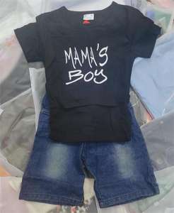 Fournisseur de vêtements pour garçons et filles, livraison aléatoire, vêtements pour bébés neufs, vêtements d'été, vêtements en gros d'usine, stock de vêtements pour enfants, lot de vêtements pour enfants - Product Image 4