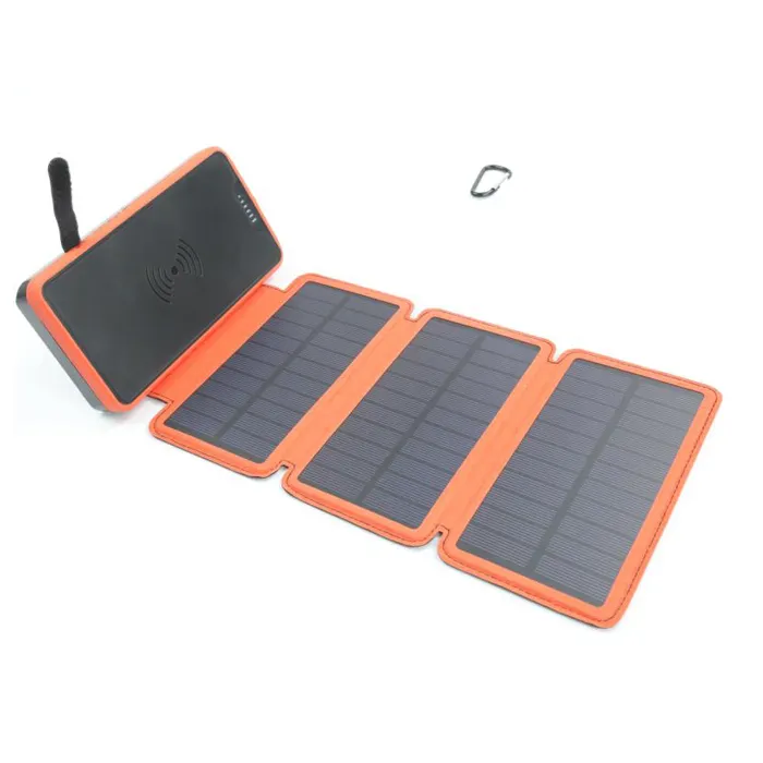 Trend Wireless Charging Faltbare Solarpanel-Power bank mit Dual-USB