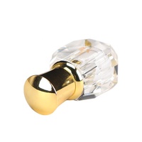 Mini bouteilles d'huile de parfum 1ml, en verre cristal, avec boule à bille, huile essentielle, vente en gros, ml