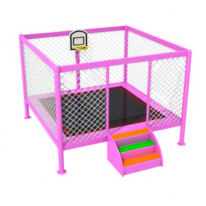 Trampolín para Niños Pequeños, Equipo de Diversión, Cama Elástica Interior con Red de Seguridad - Product Image 3