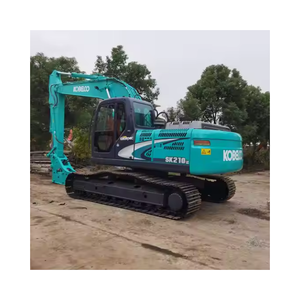 Excavatrice Kobelco SK210 d'occasion, 21 tonnes, haute qualité, d'occasion, avec moteur, boîte de vitesses, pompe et PLC en stock - Product Image 2