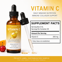 Gouttes buvables de vitamine C OEM – Soutient l'immunité, les soins de la peau, le collagène – Vitamine C liposomale liquide