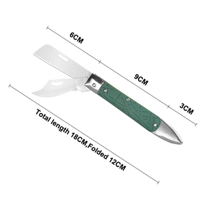 Thép không gỉ đôi lưỡi dao cắt vườn cây dao đôi vừa chớm nở cắt tỉa ghép dao - Product Image 6