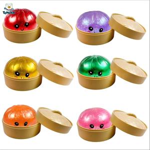 Boîte Mystère de Jouets <span class=keywords><strong>Anti</strong></span>-<span class=keywords><strong>Stress</strong></span> Sensoriels à Presser : Boules <span class=keywords><strong>Anti</strong></span>-<span class=keywords><strong>Stress</strong></span> Colorées, Squishies en Forme de Boulettes de Maltose Pailletées, Pains Vapeur Baozi CPC - Product Image 6