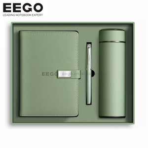 מתנות יוקרה לקידום מכירות בסיטונאות, מחברת עסקית, מחברת ניתנת להתאמה אישית, סט מתנה של תרמוס עם עט ובקבוק - Product Image 6