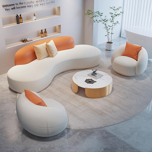 Nuevo Conjunto de Sofás, Diseño de Sofá, Últimos Diseños de Sofás Luna, Conjunto de Sofás Modernos, Muebles para Sala de Estar - Product Image 1