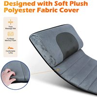 Oreiller de massage corporel complet Shiatsu Phenitech vibrant pour le cou et le dos, avec fonction pétrissante, revêtement en cuir PU et filet, contrôle de la minuterie, garantie 1 an
