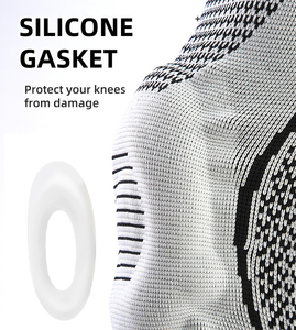 Meilleure vente Compression quotidienne professionnelle respirante genouillère avec coussinet en silicone pour soulager la douleur hommes femmes - Product Image 4