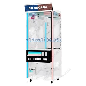 ホット新商用第5世代完全透明爪ギフトゲーム機コイン付き<span class=keywords><strong>QR</strong></span>コードスキャンショッピングモール用 - Product Image 1