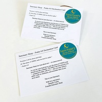 Carte de remerciement personnalisée pour les petites entreprises, carte à insérer dans l'emballage, impression recto-verso, logo, estampage à chaud holographique