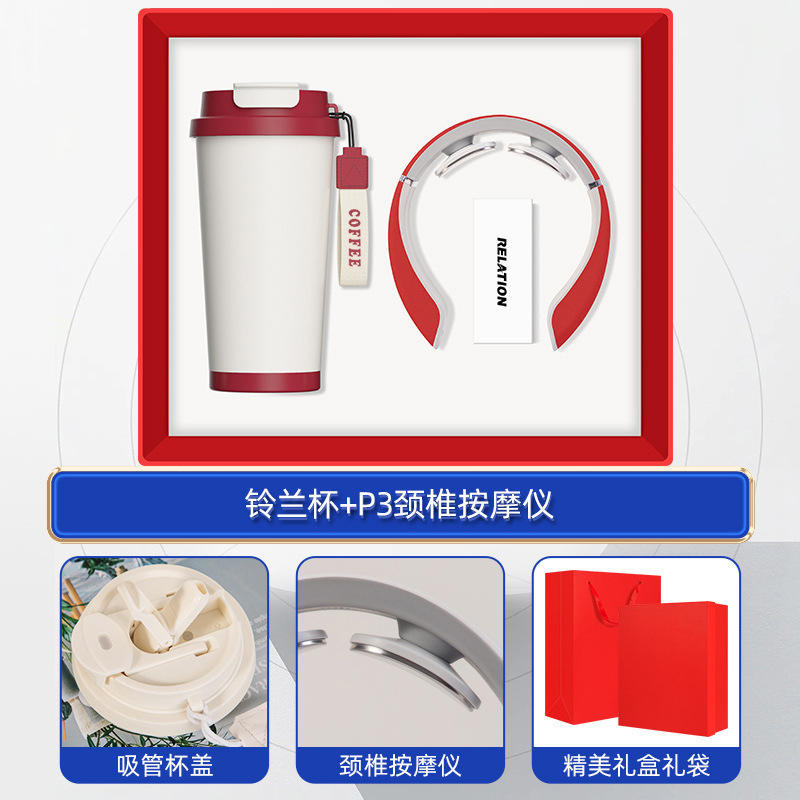 [Ensemble deux pièces rouge] Support de colonne cervicale Lily of the Valley Cup