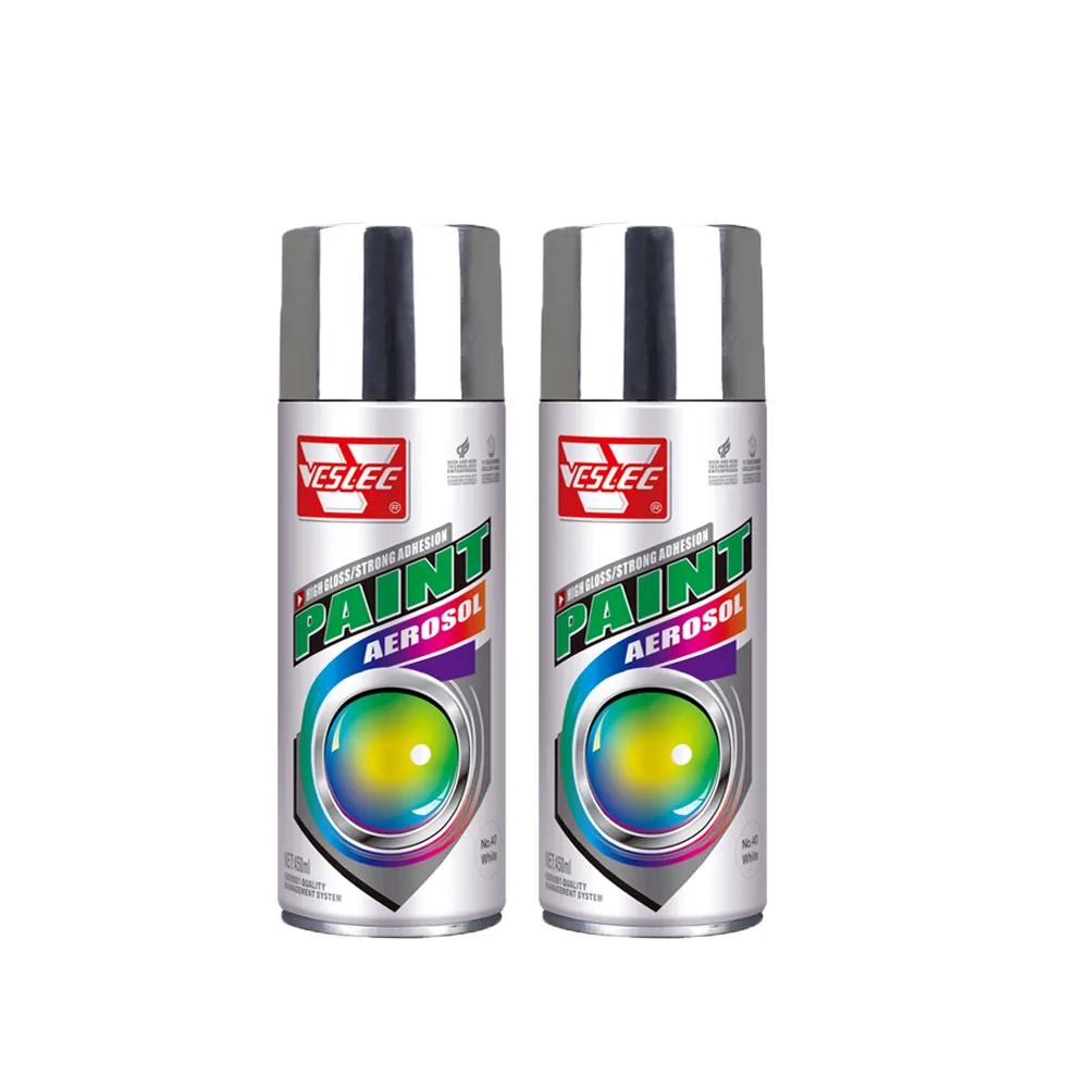 Wholesale Price Acrylic Metallic Protection Silver Effect Chrome Paint Spray