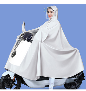 Poncho de <span class=keywords><strong>pluie</strong></span> pour femme pour le cyclisme Imperméable Réutilisable-Vélo Commutation Activités de plein air Vêtements de <span class=keywords><strong>pluie</strong></span> d'urgence - Product Image 5
