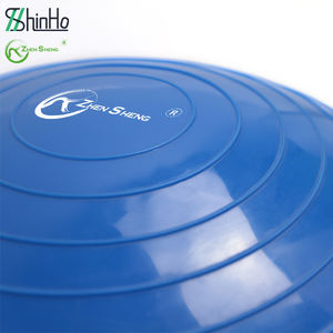 Media Bola de equilibrio con banda resistente, pelota semiesférica de yoga con bomba de pie adicional para entrenamiento básico, entrenamiento en casa - Product Image 5