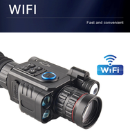 Caméra WiFi alimentée par batterie HMIN, monoculaire de vision nocturne de qualité militaire, lunette de chasse avec grossissement 7X, étanche IPX4
