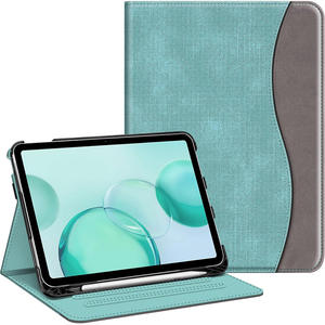 Pour <span class=keywords><strong>iPad</strong></span> Pro 11 <span class=keywords><strong>Air</strong></span> 4 5 nouveau support en cuir PU plaine carte de protection portefeuille étui pour tablette pour <span class=keywords><strong>iPad</strong></span> 10e 11e étui pour tablette - Product Image 3