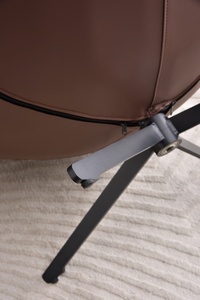 Ghế xoay đơn sang trọng phong cách Bắc Âu, chất liệu vỏ trứng, dùng cho nhà hàng, phòng ngủ, khách sạn, phòng khách, thư giãn - Product Image 5