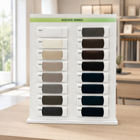 Tissu satiné 100% acétate brillant A-11, toucher soie, pour robe de soirée femme