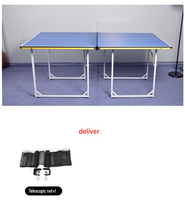 Table de ping-pong portable et pliable pour enfants, pour le sport et le divertissement, table de ping-pong à montage rapide et facile à ranger