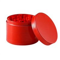 Broyeur à tabac en céramique CNC 63 mm, quatre couches, en alliage d'aluminium résistant aux épices, modèle HL-CNC01 Wenzhou