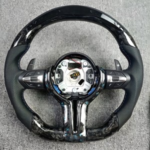 <span class=keywords><strong>Volante</strong></span> Deportivo DOS para BMW Serie F, Fibra de Carbono Forjada con LED, para BMW E91 E46 M3 X5 E53 E63 X1 E84 E61 <span class=keywords><strong>E34</strong></span> E60 M5 - Product Image 1