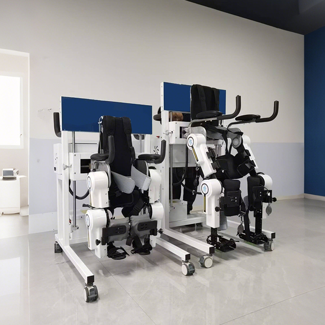 Hospital Rehabilitation Walking Robot for Stroke and Elderly Patients with Dual Mode Operation for Standing and Walking Training