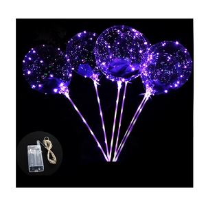 Decoración Romántica Inflable para Fiestas, Ramadán Mubarak, Globo Transparente con Luz LED Intermitente, Globo Burbuja <span class=keywords><strong>Bobo</strong></span> para Ramadán - Product Image 3
