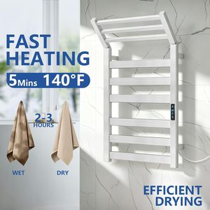 <span class=keywords><strong>Toallero</strong></span> Eléctrico Inteligente de Lujo con Acabado Níquel Cepillado, WiFi, Plegable, Impermeable, Control <span class=keywords><strong>por</strong></span> Aplicación, Moderno, para Baño - Product Image 2